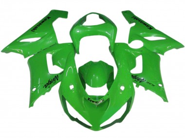 Best 2005-2006 Kawasaki ZX6R Motorcycle Fairings - Green