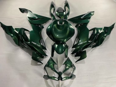 Best 2019-2022 Kawasaki ZX6R Motorcycle Fairings - Dark Green
