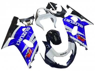 Best 2001-2003 Suzuki GSXR 600 / GSXR 750 Motorcycle Fairings - Blue White Glossy Black Red