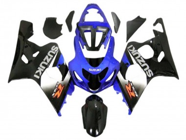 Best 2004-2005 Suzuki GSXR 600 / GSXR 750 Motorcycle Fairings - Blue Black