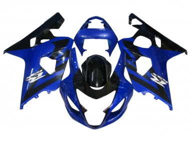 Best 2004-2005 Suzuki GSXR 600 / GSXR 750 Motorcycle Fairing Kits - Blue Black