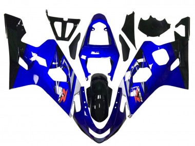 Best 2004-2005 Suzuki GSXR 600 / GSXR 750 Motorcycle Fairing - Blue White Black