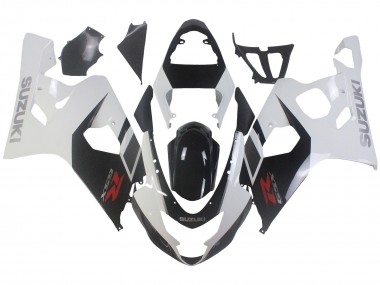 Best 2004-2005 Suzuki GSXR 600 / GSXR 750 Motorcycle Fairings - White Black Red
