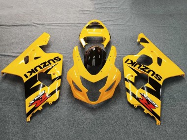 Best 2004-2005 Suzuki GSXR 600 / GSXR 750 Motorcycle Fairings - Yellow Black