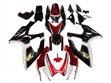 Best 2006-2007 Suzuki GSXR 600 / GSXR 750 Motorcycle Fairings - Red White Black Yellow