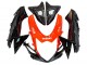 2011-2024 Suzuki GSXR 600 / GSXR 750 Motorcycle Fairings Kits - Red Glossy Black