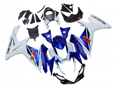 Best 2011-2024 Suzuki GSXR 600 / GSXR 750 Motorcycle Fairing - White Blue Red
