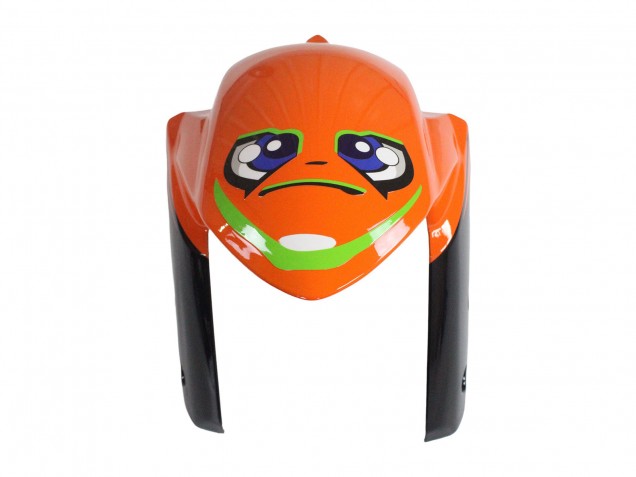 2011-2024 Suzuki GSXR 600 / GSXR 750 Motorcycle Fairings - Light Blue Orange Black White Shark 46