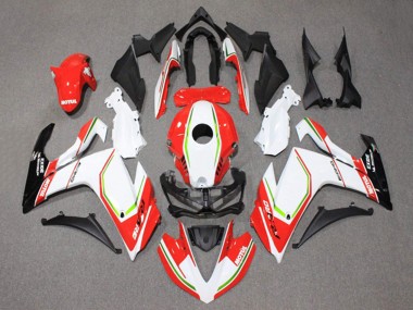 Best 2015-2018 Yamaha YZF R3/R25 Motorcycle Fairings - White Red Green Black Motul
