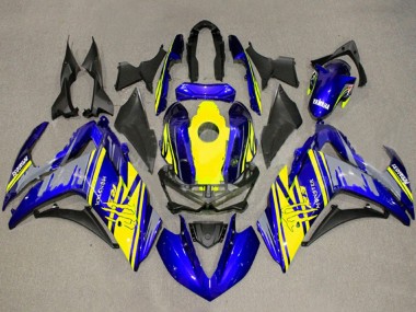 Best 2015-2018 Yamaha YZF R3/R25 Motorcycle Fairing - Yellow Blue Black Monster