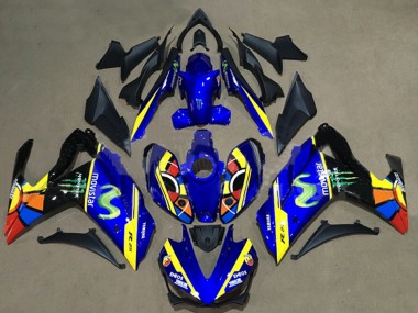 Best 2015-2018 Yamaha YZF R3/R25 Motorcycle Fairings - Blue Yellow Red Black Green Monster