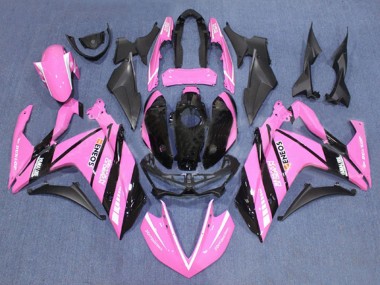Best 2015-2018 Yamaha YZF R3/R25 Motorcycle Fairings - Pink Black Yamalube ENEOS