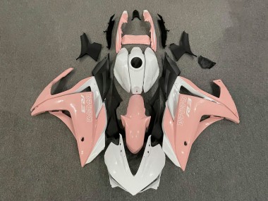Best 2015-2018 Yamaha YZF R3/R25 Motorcycle Fairings - White Pink Matte Black