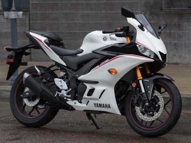 Best 2015-2018 Yamaha YZF R3/R25 Motorcycle Fairings - White Red