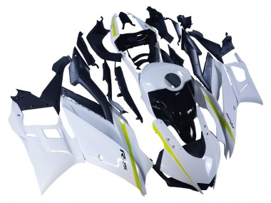Best 2022-2024 Yamaha YZF R3/R25 Motorcycle Fairings - White Yellow Black