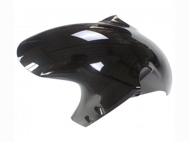2000-2001 Yamaha YZF 1000 R1 Motorcycle Fairings - Glossy Black White Monster Motul