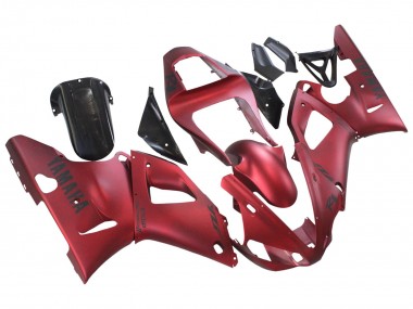 Best 2000-2001 Yamaha YZF 1000 R1 Motorcycle Fairings - Matte Red
