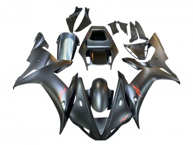 Best 2002-2003 Yamaha YZF 1000 R1 Motorcycle Fairings - Matte Black Red