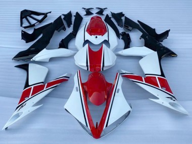 Best 2002-2003 Yamaha YZF 1000 R1 Motorcycle Fairings - White Red Black