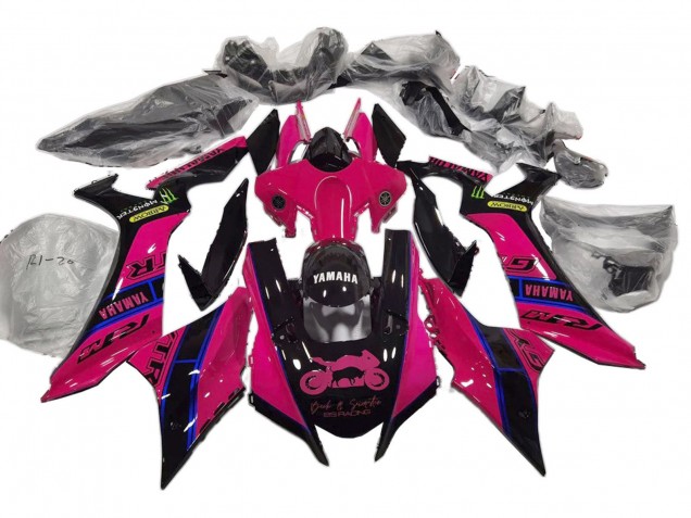 2020-2025 Yamaha YZF 1000 R1 Motorcycle Fairings - Pink Black Blue