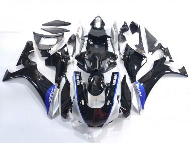 Best 2020-2025 Yamaha YZF 1000 R1 Motorcycle Fairings - Glossy Black Silver Blue