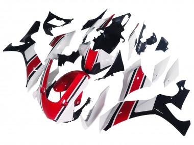 Best 2020-2025 Yamaha YZF 1000 R1 Motorcycle Fairing - White Red Glossy Black