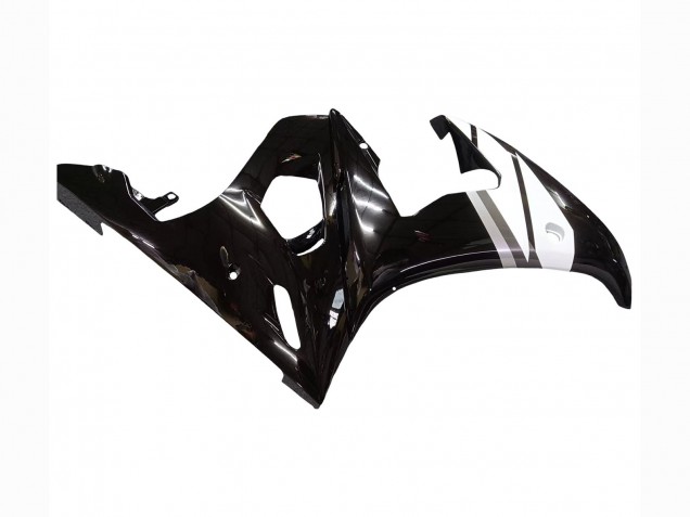 2006-2009 Yamaha YZF R6S Motorcycle Fairings - Red White Glossy Black