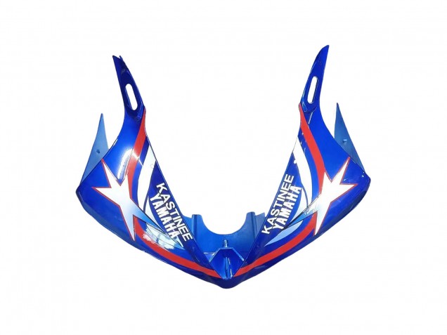2006-2009 Yamaha YZF R6S Motorcycle Fairings - White Blue Fiat Motul Kastinee