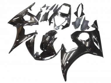 Best 2006-2009 Yamaha YZF R6S Motorcycle Fairings - Glossy Black