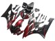2006-2007 Yamaha YZF 600 R6 Motorcycle Fairings - Red Matte Black