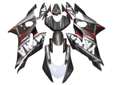 Best 2017-2023 Yamaha YZF 600 R6 Motorcycle Fairings - Matte Black White Red
