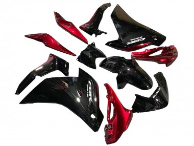 Best 2011-2015 Honda CBR250RR Motorcycle Fairings - Glossy Black Red