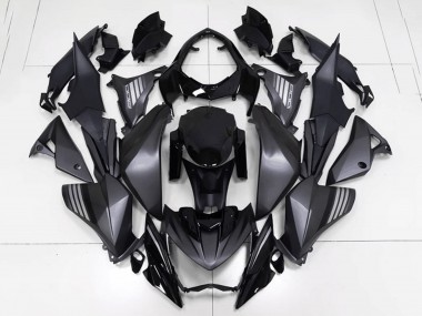 Best 2013-2018 Kawasaki Z800 Motorcycle Fairings - Matte Black