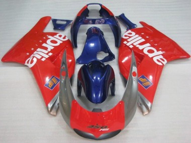 Best 1995-1997 Aprilia RS250 Motorcycle Fairings - Red Silver Blue White