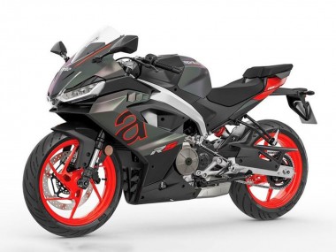 Best 2024-2025 Aprilia RS457 Motorcycle Fairings - Matte Black Grey Red