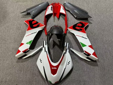 Best 2020-2024 Aprilia RS660 Motorcycle Fairings - White Red Black Carbon Fiber Green