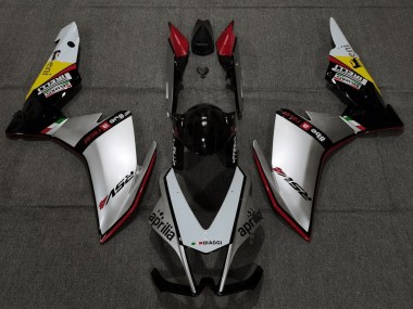 Best 2009-2015 Aprilia RSV4 1000 Bike Fairings - Silver Red Black Yellow