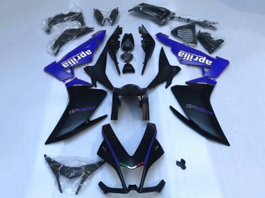 Best 2009-2015 Aprilia RSV4 1000 Motorcycle Fairings - Matte Black Blue