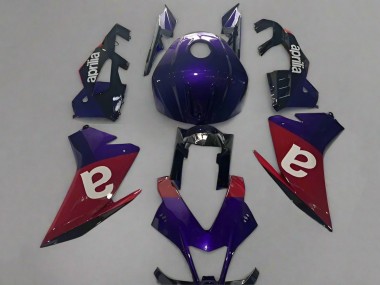 Best 2009-2015 Aprilia RSV4 1000 Motorcycle Fairings - Purple Red