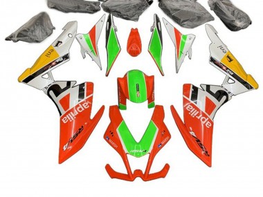Best 2009-2015 Aprilia RSV4 1000 Motorcycle Fairings - Red Green White Yellow