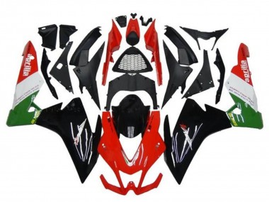 Best 2009-2015 Aprilia RSV4 1000 Motorcycle Fairings - Red Black Green White