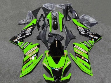 Best 2009-2015 Aprilia RSV4 1000 Motorcycle Fairings - Green Black