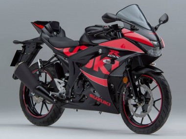 Best 2017-2025 Suzuki GSXR125 Motorcycle Fairings - Black Red