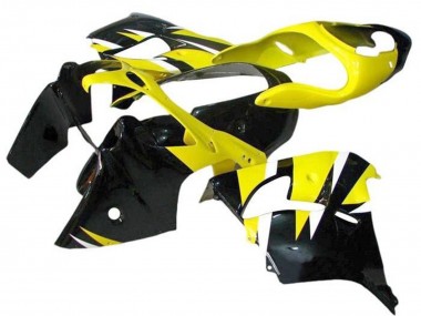 Best 2002-2003 Kawasaki ZX9R Motorcycle Fairings - Yellow Black