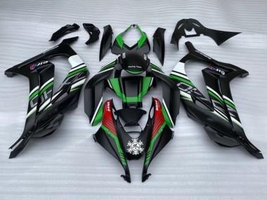 Best 2016-2020 Kawasaki ZX10R Motorcycle Fairings - Matte Black Green Red White Snow