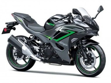 Best 2024-2025 Kawasaki Ninja 500 EX500R Motorcycle Fairings - Black Grey Green