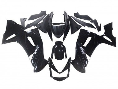 Best 2006-2008 Kawasaki Ninja 650 EX650 Motorcycle Fairings - Glossy Black White Ninja 650R