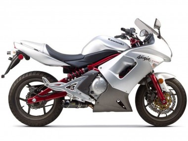 Best 2006-2008 Kawasaki Ninja 650 EX650 Motorcycle Fairings - Silver Black Red