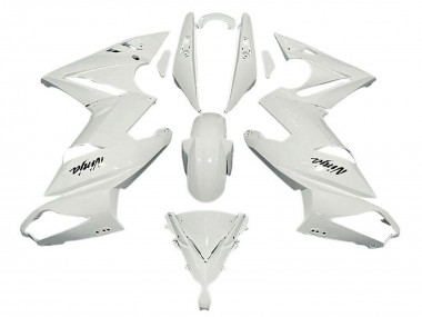 Best 2009-2011 Kawasaki Ninja 650 EX650 Motorcycle Fairings - White