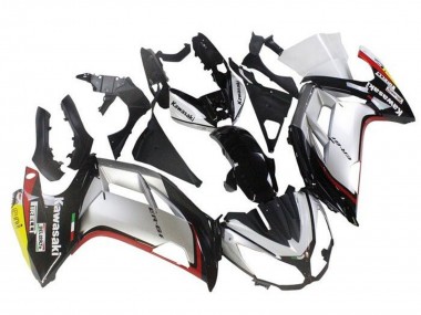 Best 2012-2014 Kawasaki Ninja ER6F Motorcycle Fairings - Silver Black Red Yellow